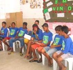 Oficina Temática” discute violência infantojuvenil com adolescentes assistidos pelo Peti - Participantes da oficina