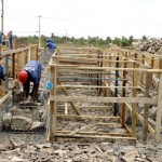 Obra de reconstrução do Canal do Santa Maria avança mais uma etapa - Fotos: Wellington Barreto