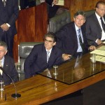 Sessão solene da Câmara dos Deputados homenageia a cidade de Aracaju - Mesa da sessão
