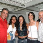 Prefeito Marcelo Déda é recebido nos camarins dos cantores Leonardo e Daniela Mercury - Fotos: Márcio Dantas