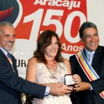 Exprefeitos e atuais vereadores recebem medalhas dos 150 anos de Aracaju - Fotos: Márcio Dantas