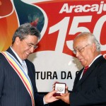 Exprefeitos e atuais vereadores recebem medalhas dos 150 anos de Aracaju - Fotos: Márcio Dantas