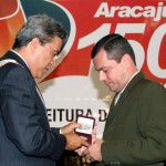 Exprefeitos e atuais vereadores recebem medalhas dos 150 anos de Aracaju - Fotos: Márcio Dantas