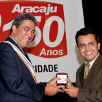 Exprefeitos e atuais vereadores recebem medalhas dos 150 anos de Aracaju - Fotos: Márcio Dantas