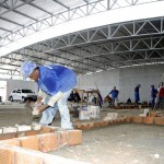 Prefeitura continua com serviços de reconstrução do mercado do Bugio - Fotos: Silvio Rocha