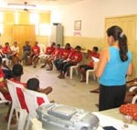 Semasc continua realizando ações de combate à violência sexual infatojuvenil - Palestra no CSU da rua Alagoas