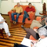 Prefeito e governador debatem reestruturação do trânsito nas alças das pontes AracajuBarra e Rio do Sal - Fotos: Márcio Dantas