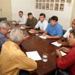 Prefeito recebe em audiência representantes do Sinduscon  - Fotos: Márcio Garcez