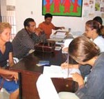 Famílias do Santa Maria assinam termo de adesão ao “Projeto Santa Maria Protege”  - Trabalho realizado no Santa Maria