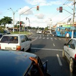 SMTT reordena fluxo no cruzamento das avenidas Euclides Figueiredo e Maranhão  - Fotos: Silvio Rocha