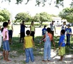 Prefeitura realiza tarde de lazer para crianças do Peti no Parque da Sementeira - Fotos: Wellington Barreto