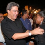 Prefeito prestigia o Forrozão 2005 realizado pelas emissoras TV e FM Sergipe - Fotos: Márcio Dantas