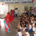 Caravana da Saúde Bucal do I FAES visita escola no Conjunto Orlando Dantas - Fotos: Ascom/SMS