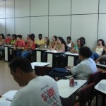 Profissionais dos CAPS participam de palestra sobre Projeto de Redução de Danos - Profissionais acompanham pelastra de Domiciano