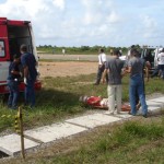 Samu 192 Aracaju participa de simulado de acidente aéreo promovido pela Infraero - Fotos: Ascom/SMS