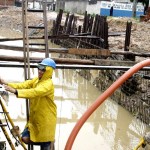 PMA realiza obra de revestimento de canal no loteamento Ângela Catarina  - Fotos: Wellington Barreto