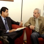 Viceprefeito recebe em audiência o representante da Agência Nacional do Petróleo - Fotos: Wellington Barreto