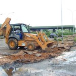 Canteiro de obras do novo terminal da zona Oeste começa a ser preparado  - Fotos: Lindivaldo Ribeiro