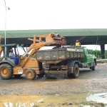 Canteiro de obras do novo terminal da zona Oeste começa a ser preparado  - Fotos: Lindivaldo Ribeiro