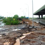 Canteiro de obras do novo terminal da zona Oeste começa a ser preparado  - Fotos: Lindivaldo Ribeiro