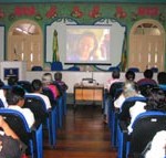 Idosos assistidos pela Semasc participam da mostra de filmes “de olho na tela” da escola do legislativo -