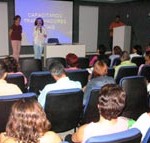 Semasc discute com parceiros o novo modelo de política de assistência social - Técnicos da Semasc no seminário