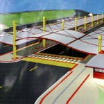 Marcações topográficas são realizadas na obra do Terminal da Zona Oeste - Fotos: Wellington Barreto