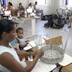 Agentes ambientais da Coroa do Meio participam de Oficina de Reciclagem de Papel - Fotos: Márcio Garcez