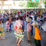 Crianças do povoado Areia Branca participam de festa junina em escola municipal - Fotos: Wellington Barreto
