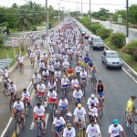 Passeio ciclístico dá início à campanha Respeite o Trânsito: A Vida Vale Mais - Fotos: Lindivaldo Ribeiro