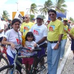 Passeio ciclístico dá início à campanha Respeite o Trânsito: A Vida Vale Mais - Fotos: Lindivaldo Ribeiro