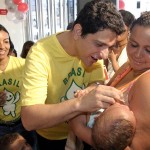 Campanha de Vacinação contra a Pólio é aberta em Aracaju - Fotos: Márcio Garcez