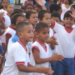 Comunidade do bairro Santa Maria participa de caminhada em defesa do meio ambiente - Fotos: Ascom/SMS