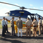 Coordenador do Samu 192 Aracaju acompanha entrega de helicóptero à PRF - Fotos: Ascom/SMS