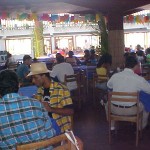 Integrantes da Cooperativa de Agentes de Reciclagem realizam Forró  - Festa animou toda a tarde no Petroclube