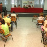 Coordenadores eleitos de escolas municipais tomaram posse ontem - Fotos: Silvio Rocha