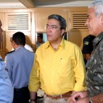 rgãos de segurança apresentam esquema de trabalho para garantir o sucesso do Forró Caju 2005 - Fotos: Márcio Dantas