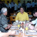 rgãos de segurança apresentam esquema de trabalho para garantir o sucesso do Forró Caju 2005 - Fotos: Márcio Dantas