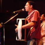 Targino Gondim é a atração nacional da primeira noite do Forró Caju 2005 - Fotos: Márcio Garcez
