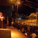 Palco Gerson Filho abre espaço para artistas locais - Fotos: Márcio Garcez