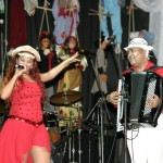 Genaro e Walkíria embalam os forrozeiros  - Fotos : Wellington Barreto