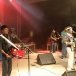 Luiz Paulo acaba de subir ao palco no Forró Caju 2005  - Fotos: Wellington Barreto