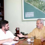 Viceprefeito recebe em audiência o diretor executivo da Embrapa para o Norte e Nordeste - Fotos: Márcio Dantas