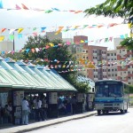 Terminais de ônibus também entram no clima de Forró Caju - Fotos: Lindivaldo Ribeiro