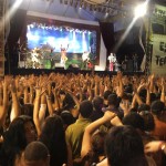 Multidão acompanha o show da Falamansa no Forró Caju - Fotos: Márcio Garcez