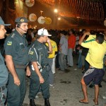 Polícia Militar confirma tranqüilidade do Forró Caju 2005 - Fotos: Sílvio Rocha