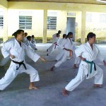 Alunos de Escola Municipal se preparam para competição nacional de Karatê - Fotos: Walter Martins