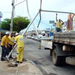 Locais de intenso trânsito recebem sinalização semafórica - Fotos: Lindivaldo Ribeiro