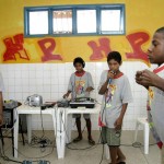 Hip Hop faz parte do cotidiano dos integrantes do Programa Criança Cidadã - Fotos: Wellington Barreto