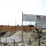 Nova unidade de saúde do município está sendo construída no conjunto Augusto Franco - Fotos: Wellington Barreto